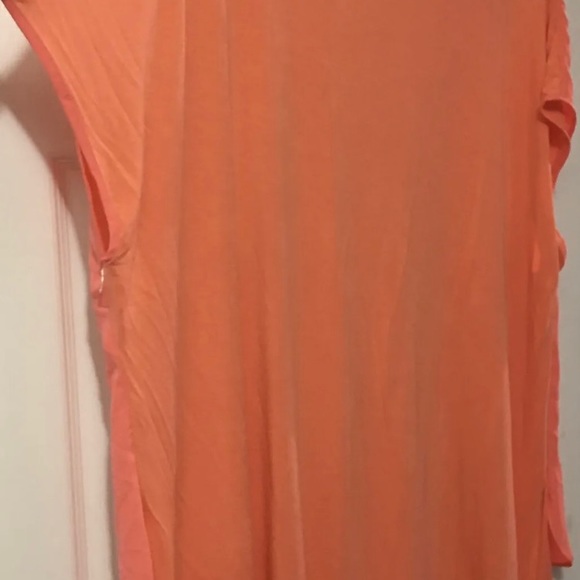 Cantaloupe Peachy 2X NEW DIRECTIONS Womens Blouse Shirt Top Plus Gorgeous Pretty - Picture 5 of 6
